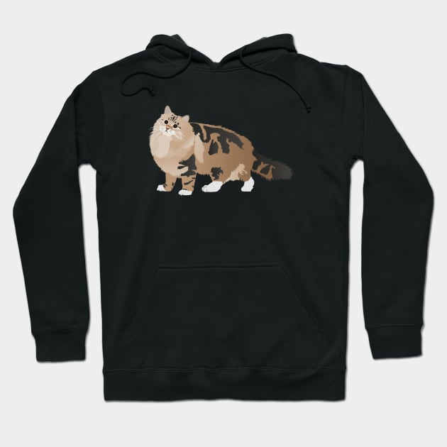 Norwegian Forest Cat Hoodie by NorseTech